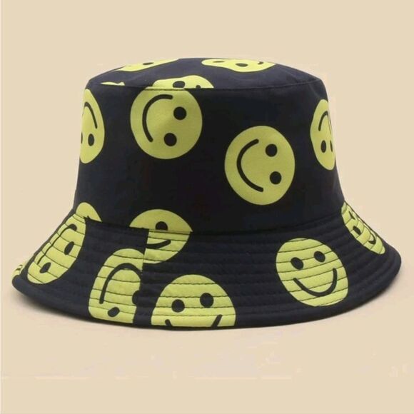 Smiley Face Bucket Hat - Picture 3 of 3